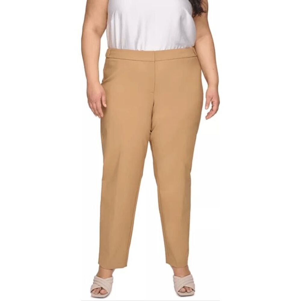 Calvin Klein Women's Plus Size Infinite Stretch Slim Leg Pants 18W